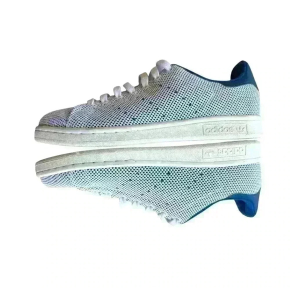 RARE🔥 Adidas Adicolor Stan Smith Blue & White Net‎ Sz 7 Men's - Picture 5 of 13